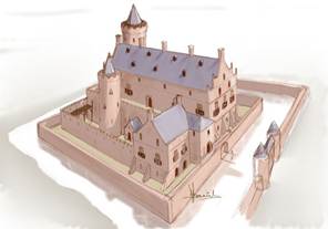 Schuilenburg zoals het geweest zou kunnen zijn door de heer Bennink